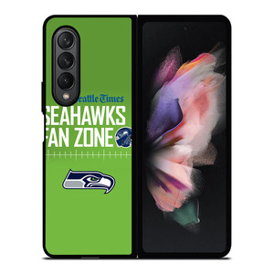 SEATTLE SEAHAWKS FANS ZONE Samsung Galaxy Z Fold 3 Case Cover