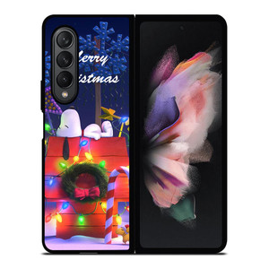 SNOOPY MERRY CHRISTMAS Samsung Galaxy Z Fold 3 Case Cover