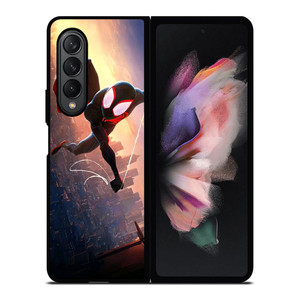 SPIDERMAN MILES MORALES ACROSS SPIDER-VERSE SWING Samsung Galaxy Z Fold 3 Case Cover