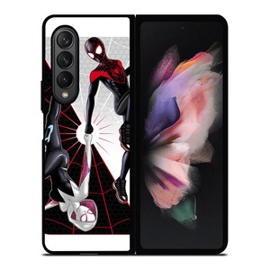 SPIDERMAN MILES MORALES SPIDER GWEN VERSE Samsung Galaxy Z Fold 3 Case Cover