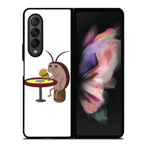SPONGEBOB COCKROACH EAT PATTY Samsung Galaxy Z Fold 3 Case Cover