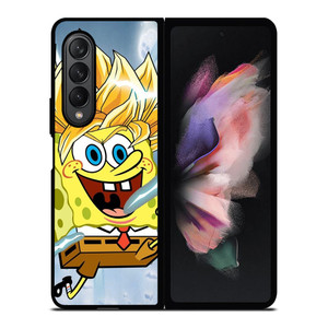 SPONGEBOB DRAGON BALL SAIYAN Samsung Galaxy Z Fold 3 Case Cover SPONGEBOB DRAGON BALL SAIYAN Samsung Galaxy Z Fold 3 Case Cover