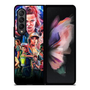 STRANGER THINGS CHARACTERS ART Samsung Galaxy Z Fold 3 Case Cover