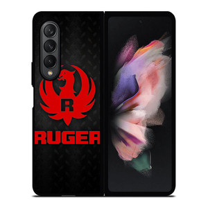 STURM RUGER FIREARM RED METAL Samsung Galaxy Z Fold 3 Case Cover