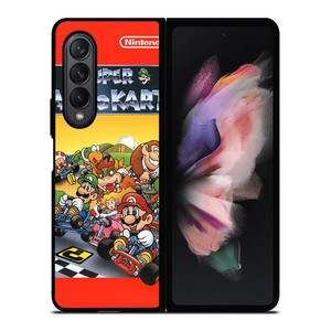 SUPER MARIO KART BROSS GAMES NINTENDO POSTER Samsung Galaxy Z Fold 3 Case Cover