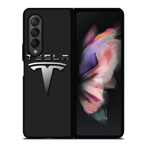 TESLA CAR LOGO Samsung Galaxy Z Fold 3 Case Cover