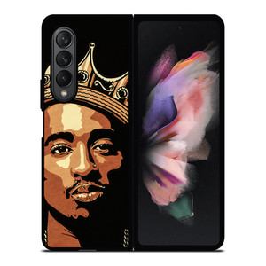 THE KING TUPAC SHAKUR ART Samsung Galaxy Z Fold 3 Case Cover