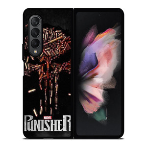 THE PUNISHER SKULL BULLET LOGO FRANK CASTLE MARVEL Samsung Galaxy Z Fold 3 Case Cover