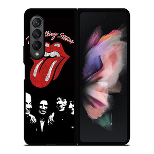 THE ROLLING STONES BAND LOGO Samsung Galaxy Z Fold 3 Case Cover