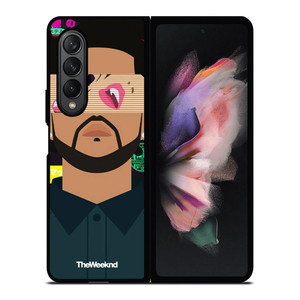 THE WEEKND XO CARTOON Samsung Galaxy Z Fold 3 Case Cover THE WEEKND XO CARTOON Samsung Galaxy Z Fold 3 Case Cover