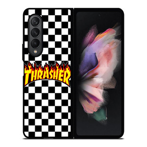 THRASHER CHECKERBOARD Samsung Galaxy Z Fold 3 Case Cover