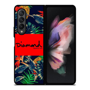 THRASHER DIAMOND SUPPLY CO PALM Samsung Galaxy Z Fold 3 Case Cover THRASHER DIAMOND SUPPLY CO PALM Samsung Galaxy Z Fold 3 Case Cover