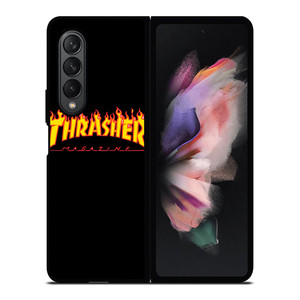 THRASHER LOGO SKATEBOARD MAGAZINE Samsung Galaxy Z Fold 3 Case Cover