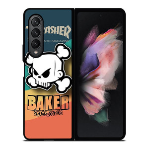 THRASHER SKATEBOARD MAGAZINE BAKER Samsung Galaxy Z Fold 3 Case Cover THRASHER SKATEBOARD MAGAZINE BAKER Samsung Galaxy Z Fold 3 Case Cover