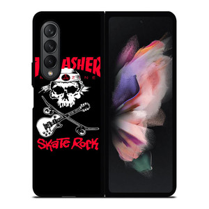 THRASHER SKATEBOARD MAGAZINE SKULL Samsung Galaxy Z Fold 3 Case Cover THRASHER SKATEBOARD MAGAZINE SKULL Samsung Galaxy Z Fold 3 Case Cover