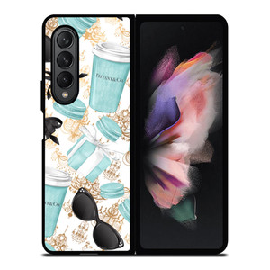 TIFFANY AND CO COLLAGE Samsung Galaxy Z Fold 3 Case Cover
