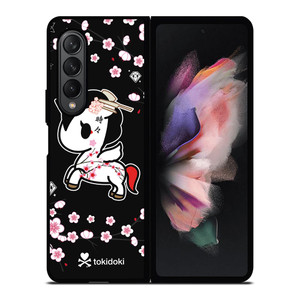 TOKIDOKI UNICORN SAKURA Samsung Galaxy Z Fold 3 Case Cover TOKIDOKI UNICORN SAKURA Samsung Galaxy Z Fold 3 Case Cover