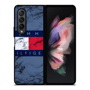TOMMY HILFIGER MARBLE LOGO Samsung Galaxy Z Fold 3 Case Cover