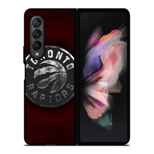TORONTO RAPTORS RED METAL Samsung Galaxy Z Fold 3 Case Cover