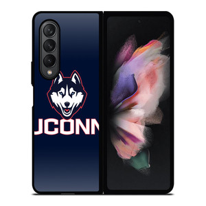 UCONN HUSKIES BASKETBALL LOGO Samsung Galaxy Z Fold 3 Case Cover