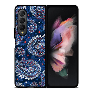 VERA BRADLEY BLUE PATTERN Samsung Galaxy Z Fold 3 Case Cover