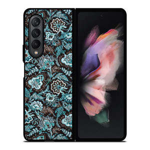 VERA BRADLEY JAVA BLUE Samsung Galaxy Z Fold 3 Case Cover VERA BRADLEY JAVA BLUE Samsung Galaxy Z Fold 3 Case Cover