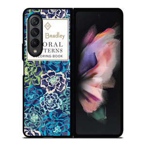 VERA BRADLEY VB FLORAL PATTERNS CB Samsung Galaxy Z Fold 3 Case Cover VERA BRADLEY VB FLORAL PATTERNS CB Samsung Galaxy Z Fold 3 Case Cover