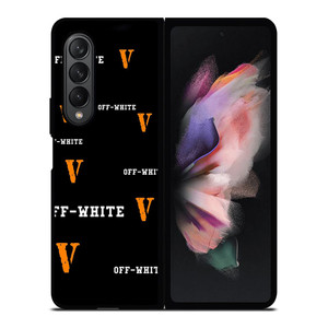 VLONE X OFF WHITE Samsung Galaxy Z Fold 3 Case Cover VLONE X OFF WHITE Samsung Galaxy Z Fold 3 Case Cover