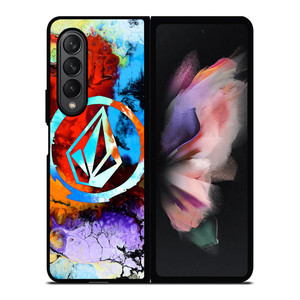 VOLCOM COLORFUL LOGO Samsung Galaxy Z Fold 3 Case Cover VOLCOM COLORFUL LOGO Samsung Galaxy Z Fold 3 Case Cover