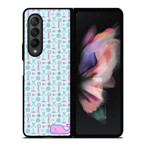 WHALE KATE SPADE PATTERN Samsung Galaxy Z Fold 3 Case Cover WHALE KATE SPADE PATTERN Samsung Galaxy Z Fold 3 Case Cover