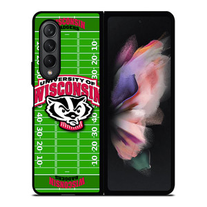 WISCONSIN BADGER FOOTBALL Samsung Galaxy Z Fold 3 Case Cover