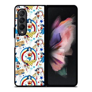 WONDER WOMAN COLLAGE Samsung Galaxy Z Fold 3 Case Cover WONDER WOMAN COLLAGE Samsung Galaxy Z Fold 3 Case Cover