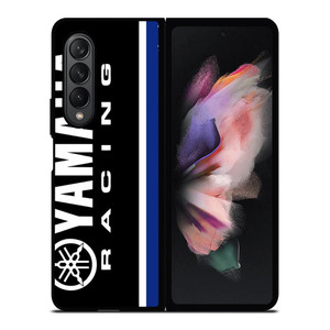 YAMAHA MOTOR RACING BLUE Samsung Galaxy Z Fold 3 Case Cover YAMAHA MOTOR RACING BLUE Samsung Galaxy Z Fold 3 Case Cover