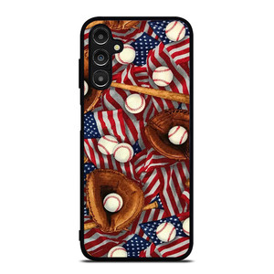 AMERICAN BASEBALL ABSTRACT Samsung Galaxy A14 Case Cover