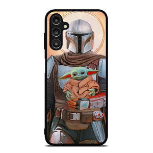 BABY YODA AND THE MANDALORIAN STAR WARS Samsung Galaxy A14 Case Cover BABY YODA AND THE MANDALORIAN STAR WARS Samsung Galaxy A14 Case Cover