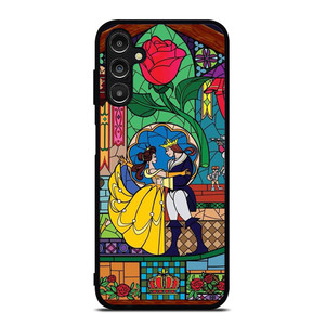 BEAUTY AND THE BEAST SETENED GLASS Samsung Galaxy A14 Case Cover