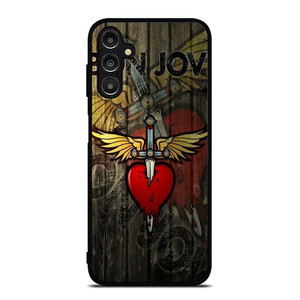 BON JOVI WOODEN LOGO Samsung Galaxy A14 Case Cover