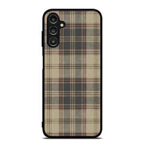 BROWN TARTAN PLAID PATTERN Samsung Galaxy A14 Case Cover BROWN TARTAN PLAID PATTERN Samsung Galaxy A14 Case Cover