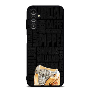 CHICAGO BULLS RING AND NAME Samsung Galaxy A14 Case Cover