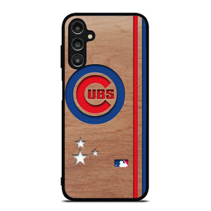CHICAGO CUBS UBS MLB WOODEN LOGO Samsung Galaxy A14 Case Cover