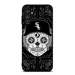 CHICAGO WHITE SOX LOGO SKULL ART Samsung Galaxy A14 Case Cover