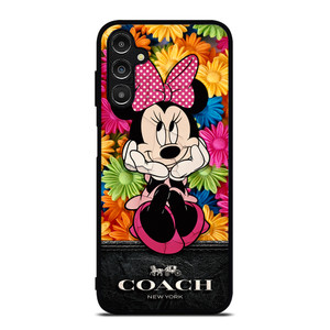 COACH MINNIE MOUSE FLOWER Samsung Galaxy A14 Case Cover