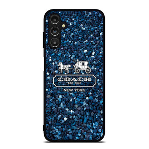 COACH NEW YORK BLUE STONE Samsung Galaxy A14 Case Cover