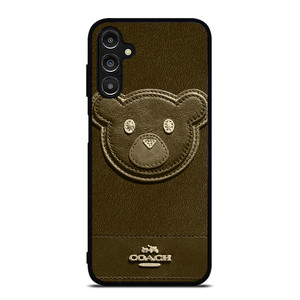 COACH NEW YORK BROWN BEAR Samsung Galaxy A14 Case Cover COACH NEW YORK BROWN BEAR Samsung Galaxy A14 Case Cover