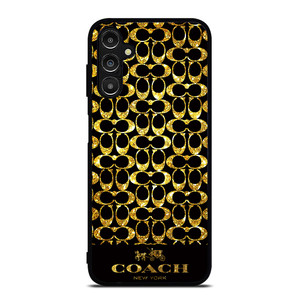 COACH NEW YORK GOLD Samsung Galaxy A14 Case Cover
