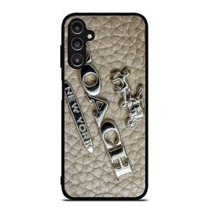 COACH NEW YORK LOGO ON LEATHER Samsung Galaxy A14 Case Cover COACH NEW YORK LOGO ON LEATHER Samsung Galaxy A14 Case Cover