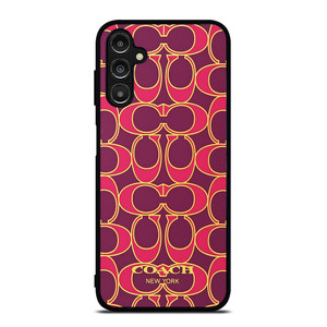 COACH NEW YORK PINK GOLD Samsung Galaxy A14 Case Cover