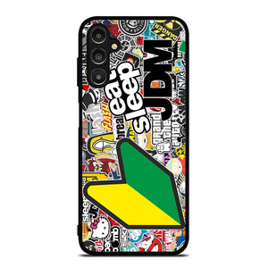 EAT SLEEP JDM STICKER BOMB Samsung Galaxy A14 Case Cover