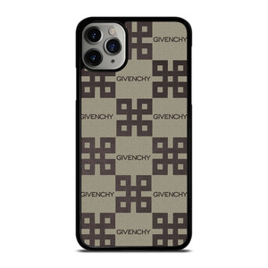 GIVENCHY LOGO COLLAGE LEATHER iPhone 11 Pro Max Case Cover