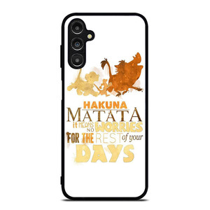 HAKUNA MATATA QUOTE LION KING Samsung Galaxy A14 Case Cover